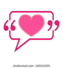 Heart vector icon sign