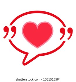 Heart vector icon sign