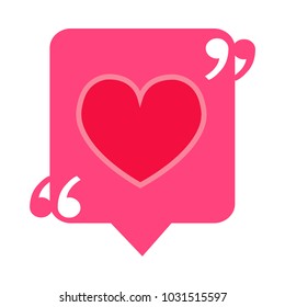 Heart vector icon sign
