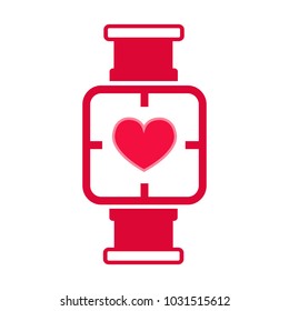 Heart vector icon sign