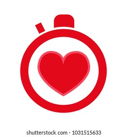 Heart vector icon sign