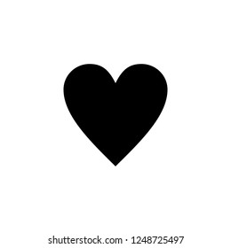 heart vector icon. heart sign on white background. heart icon for web and app