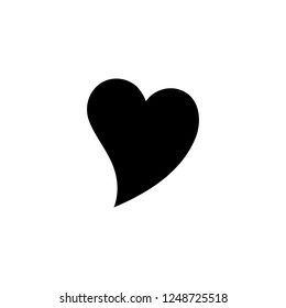 heart vector icon. heart sign on white background. heart icon for web and app