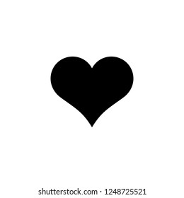 heart vector icon. heart sign on white background. heart icon for web and app