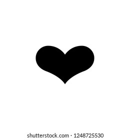 heart vector icon. heart sign on white background. heart icon for web and app