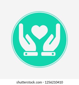 Heart vector icon sign symbol