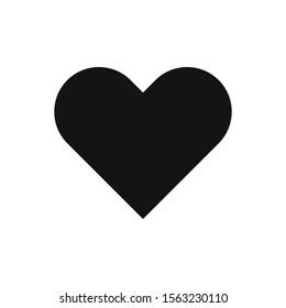 Heart vector icon, simple sign for web site and mobile app.