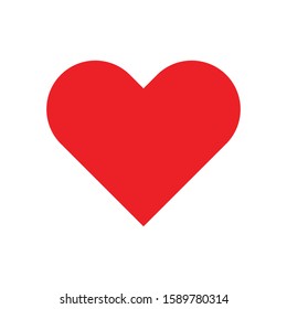 Heart vector icon, simple sign for web site and mobile app.