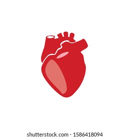heart vector, icon or symbol