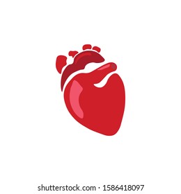 heart vector, icon or symbol