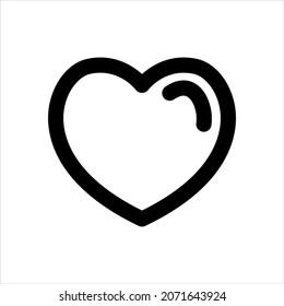 Heart vector icon symbol design
