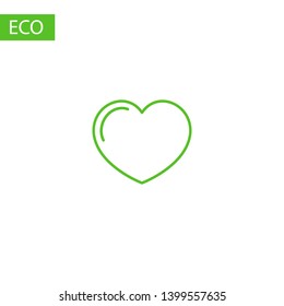 Heart vector icon, Symbol of Love and Valentine's Day. Social love heart icon. Heart icon - Perfect Love symbol. Vector EPS 10