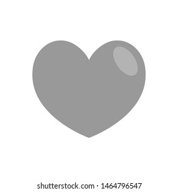 Heart vector icon, symbol of love