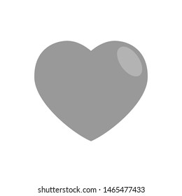 Heart vector icon, symbol of love