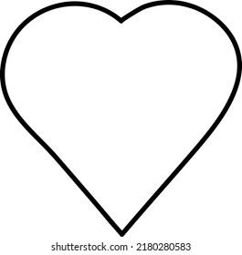 Heart vector icon, Symbol of Love and Valentine's Day. Social love heart icon..eps
