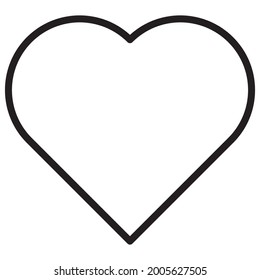 Heart Vector icon that can easily modify or edit