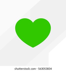Heart vector icon for web design and mobile application user interface