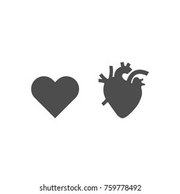 Heart vector icons