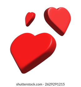 Heart vector icons for various design projects