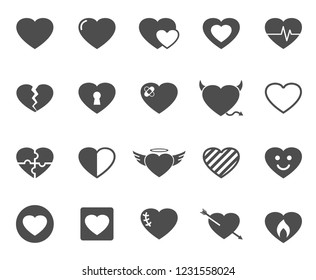 heart vector icons for your creative ideas