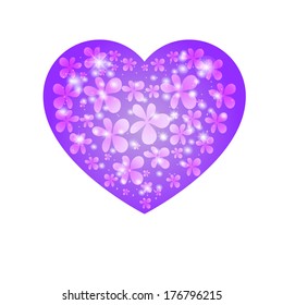 Heart. Vector illustration.
