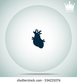 Heart  vector illustration.
