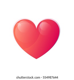 Heart. Vector illustration.