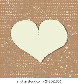 Heart. Vector illustration. Eps 10