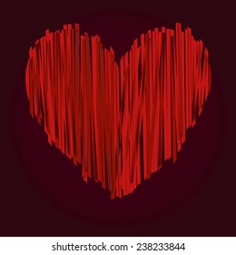 heart Vector Illustration icons symbols Valentine day