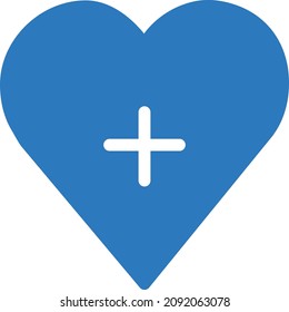 heart vector illustration isolated on a transparent background. glyph vector icons for concept or web graphics.