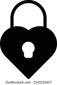 heart vector illustration isolated on a transparent background. glyph vector icons for concept or web graphics.