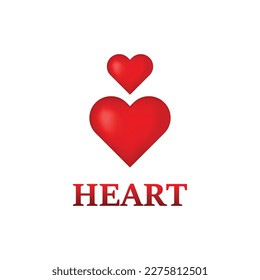 Heart Vector Illustration Isolated On White Background - Lovely Heart Symbol Of Love