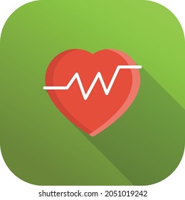 Herz-Vektorgrafik auf transparentem Hintergrund. Symbole in Premium-Qualität. Vector Line Flaches Farbsymbol für Konzept und Grafikdesign.