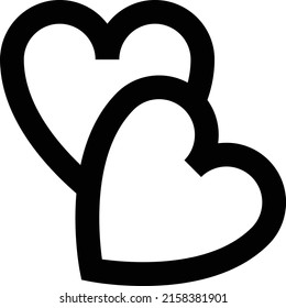 Heart Vector illustration on a transparent background.Premium quality symmbols.Stroke vector icon for concept and graphic design.