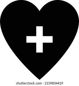 Heart Vector illustration on a transparent background.Premium quality symbols.Glyphs vector icon for concept and graphic design. 

