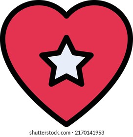 Heart Vector illustration on a transparent background.Premium quality symmbols.Stroke vector icon for concept and graphic design.