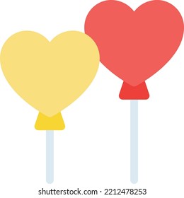 heart Vector illustration on a transparent background. Premium quality symmbols. Line Color vector icons for concept and graphic design. 

