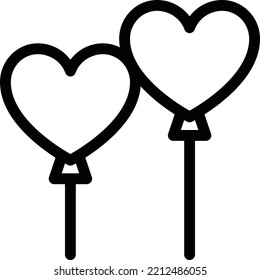 heart Vector illustration on a transparent background. Premium quality symmbols. Thin line vector icons for concept and graphic design.