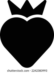 Herz-Vektorgrafik auf transparentem Hintergrund. Hochwertige Symbole. Glyphen Vektorsymbole für Konzept und Grafikdesign. 

