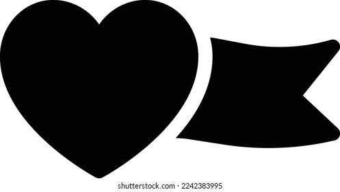 heart  Vector illustration on a transparent background. Premium quality symmbols. Glyphs vector icons for concept and graphic design. 

