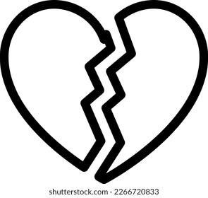 ilustración del vector del corazón sobre un fondo transparente. Símbolos de calidad superior. Iconos vectoriales de línea delgada para el diseño de conceptos y gráficos.