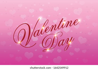 Heart vector illustration for valentines day background