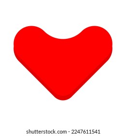 Heart vector illustration. Valentines day.