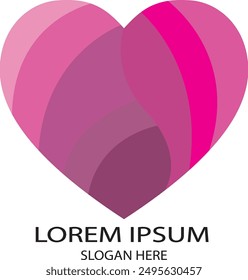 Heart vector image with art,heart vector colorful, Valentine's Day