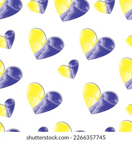 Heart , vector image.Pattern, seamless image.watercolor