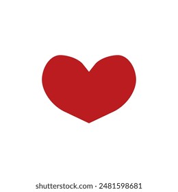 Heart vector, like button, I love you symbol, heart shape isolated, button vector, Valentine's day icon, heart icon, like vector, vector illustration