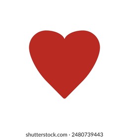 Heart vector, like icon, Valentine heart icon, like symbol, I love you symbol, heart symbol, heart shape, vector illustration, Valentine's day icon, like button, like vector