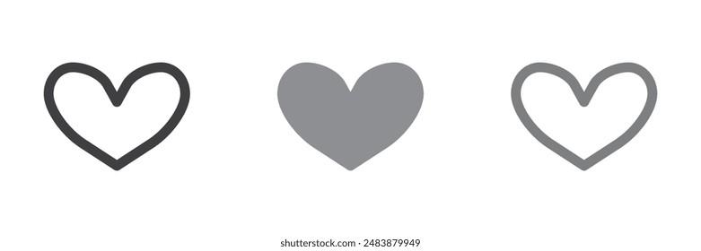 Heart vector, like icon vector, Valentines day, I love you symbol, heart shape, heart icon vector, vector illustration, like symbol, heart symbol, like button
