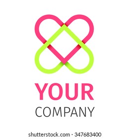 Heart - vector logo concept illustration. Heart sign. Vector logo template. Design element.