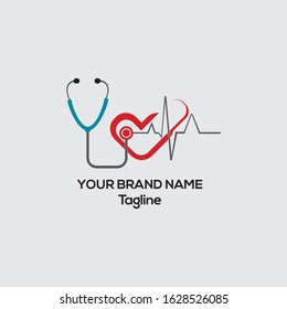 Heart Vector logo design element, Healthcare design  